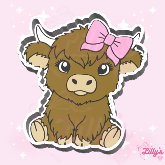 Highland Cow #2 Trinket Tray