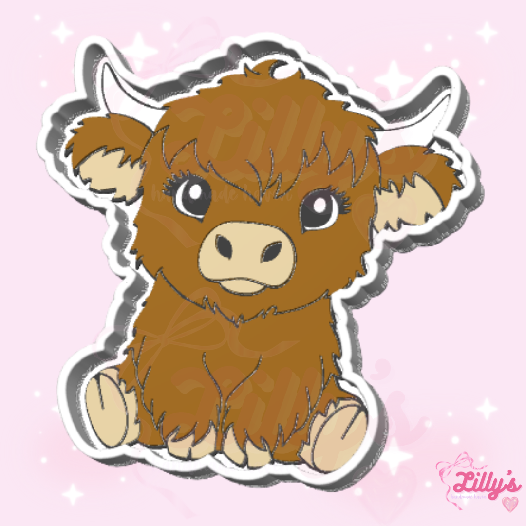 Highland Cow #3 Trinket Tray
