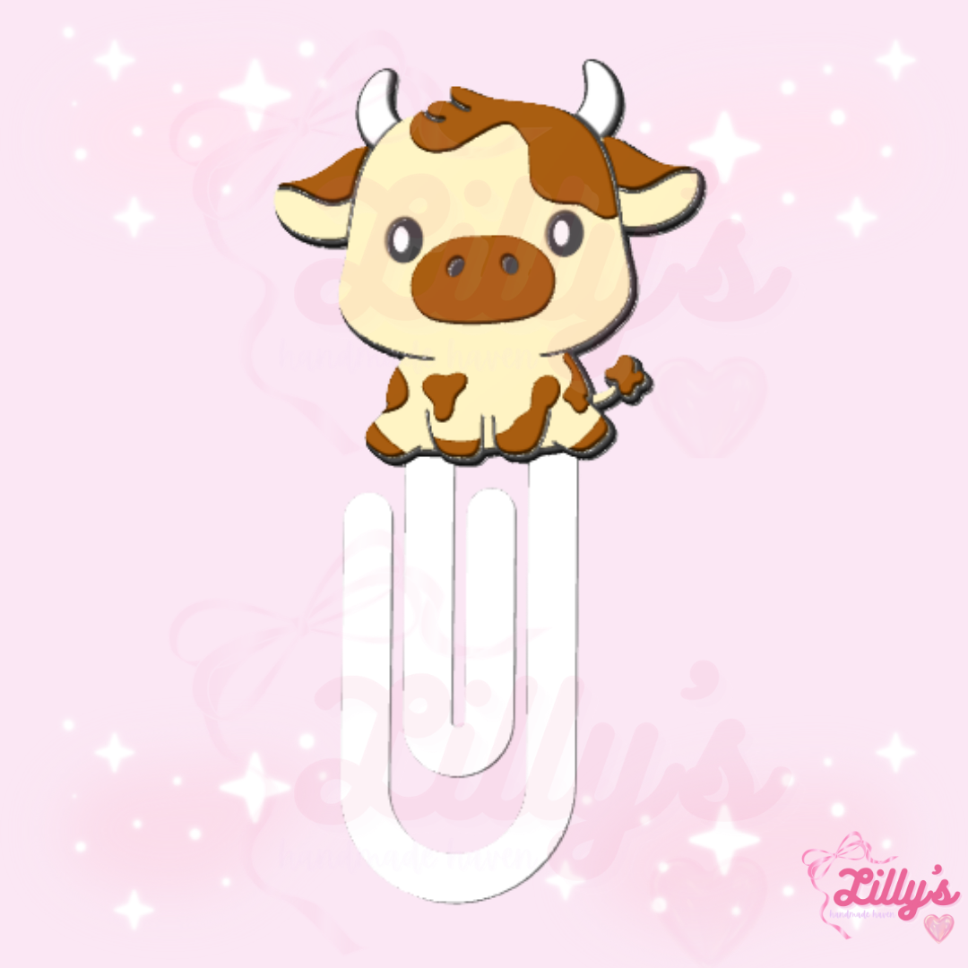 Highland Cow #3 Jumbo Paper Clip