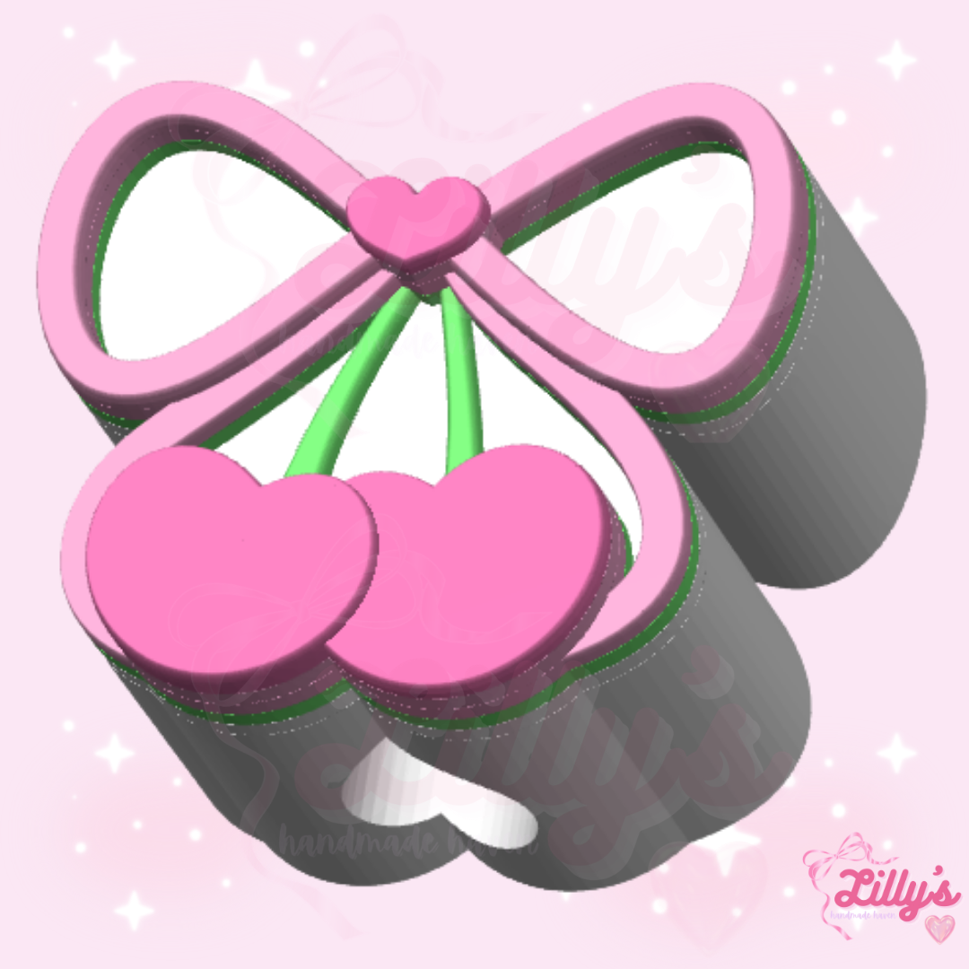 Coquette Cherries Straw Topper