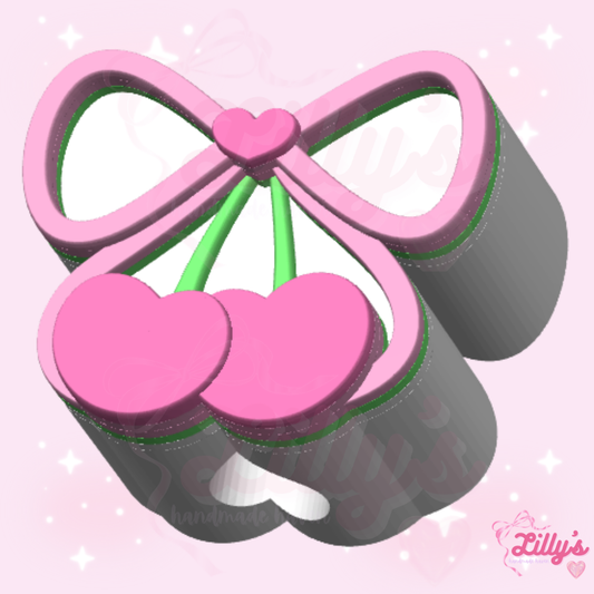 Coquette Cherries Straw Topper