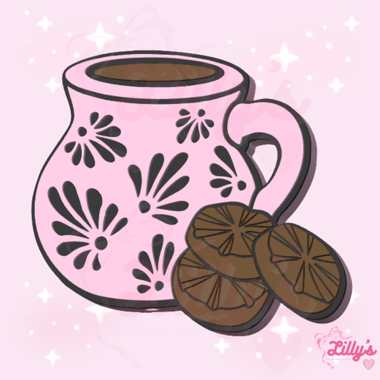 Talavera Coffee Mug Pen Topper