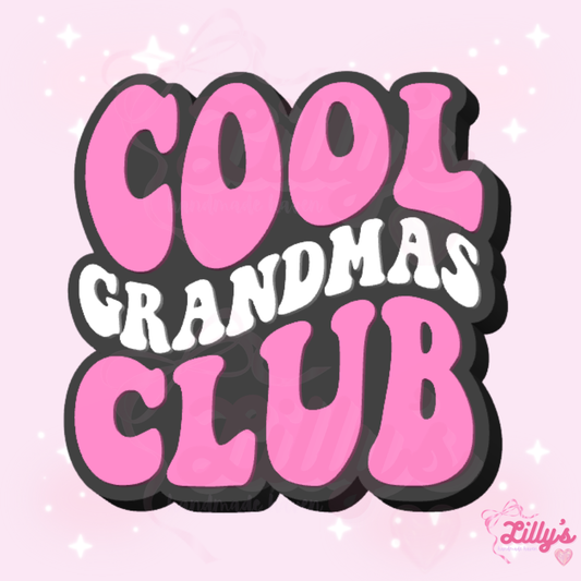 Cool Grandma's Club Pen Topper