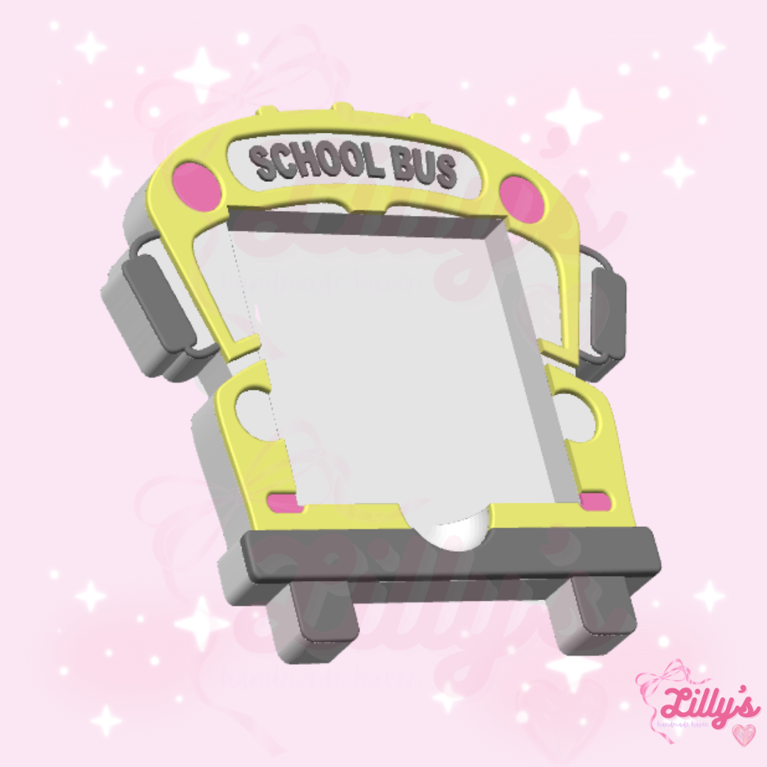 School Bus Sticky Note Holder