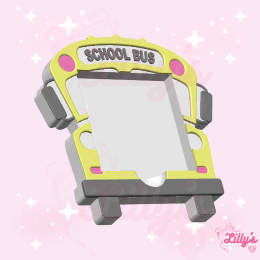 School Bus Sticky Note Holder