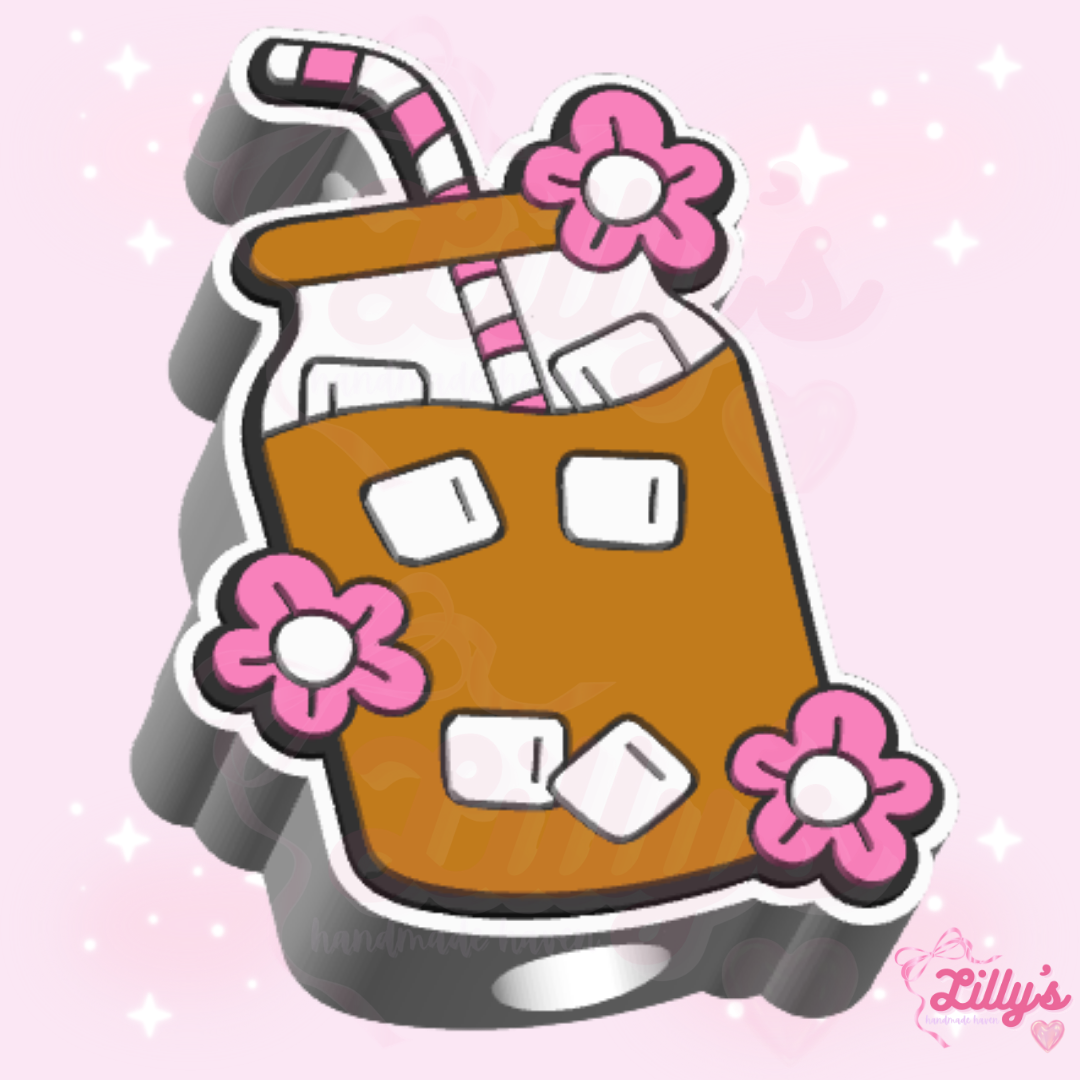 Iced Coffee Mason Jar Straw Topper