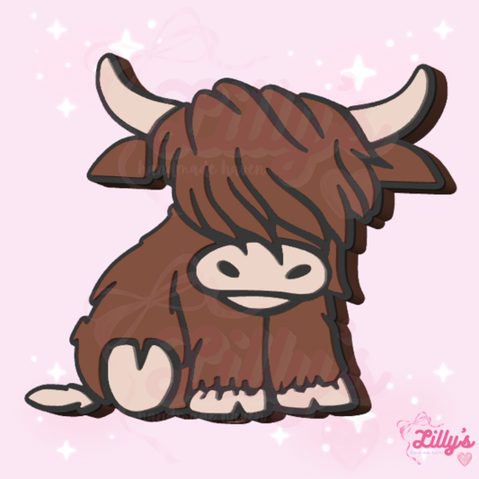 Highland Cow #2 Pen Topper
