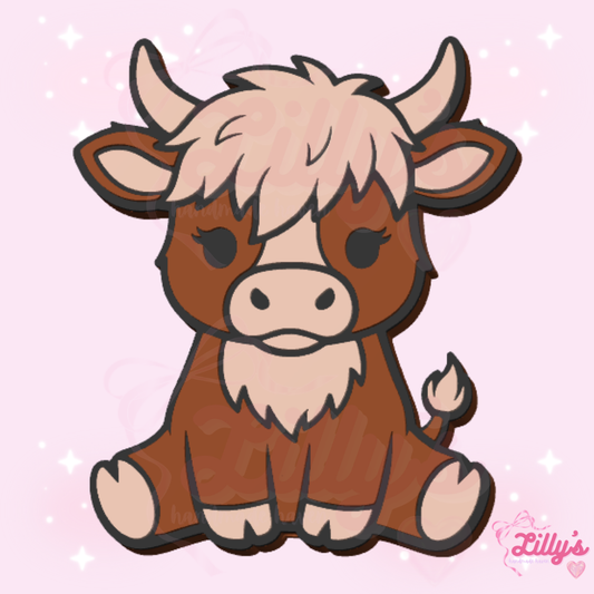Highland Cow #3 Pen Topper