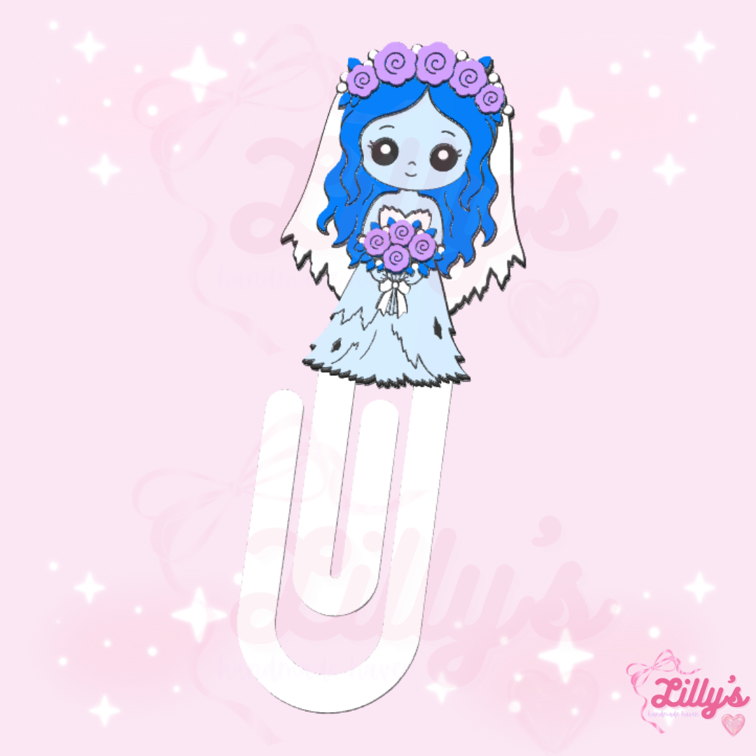 Spooky Bride Jumbo Paper Clip