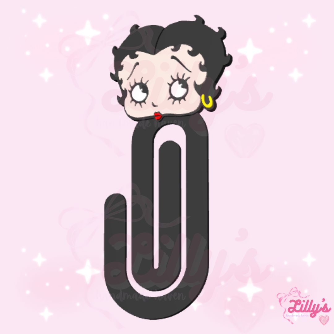Boopy Girl Jumbo Paper Clip