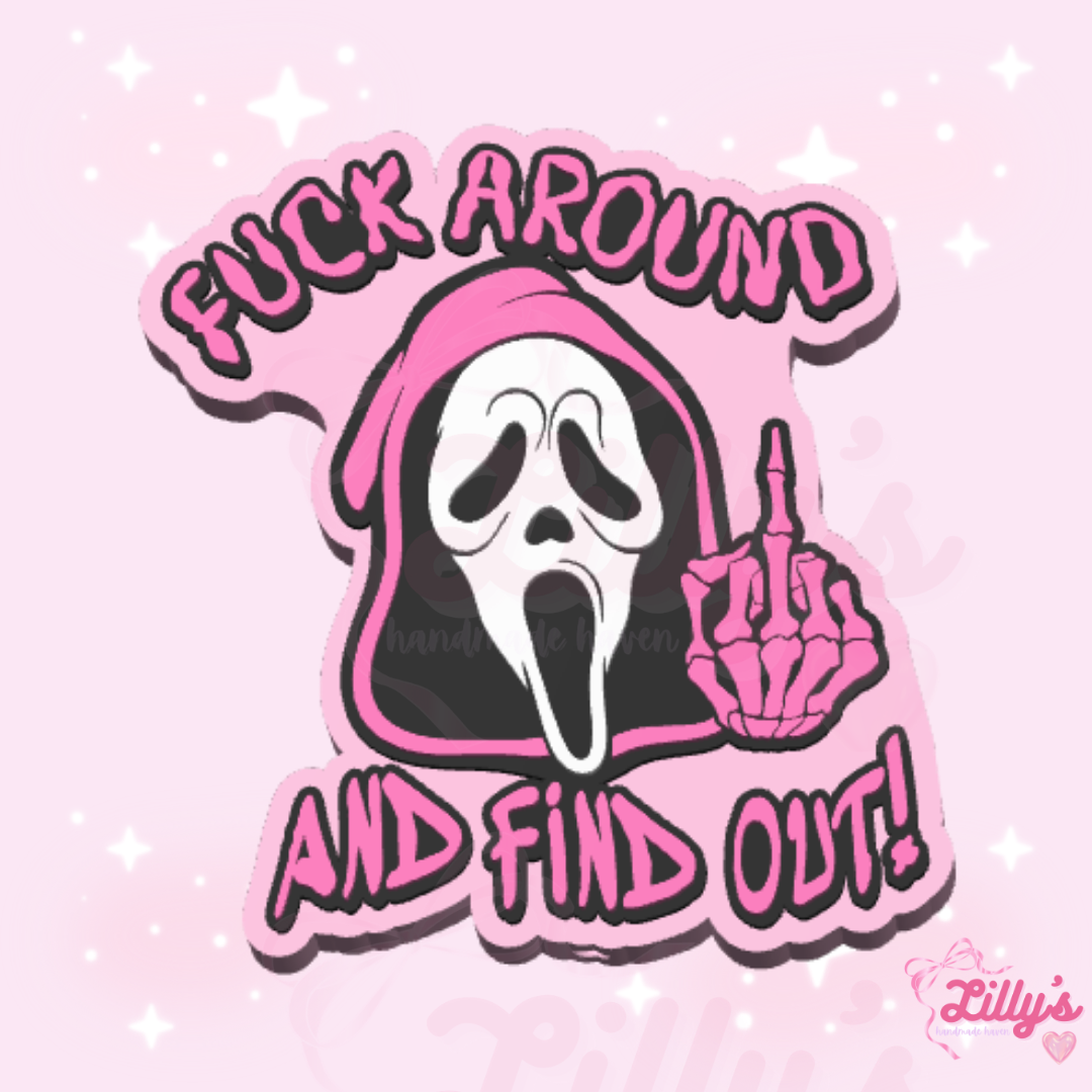 FAFO Scream Guy Pen Topper
