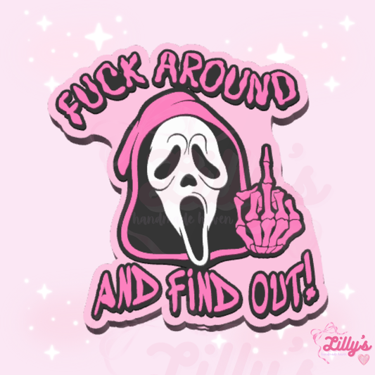 FAFO Scream Guy Pen Topper