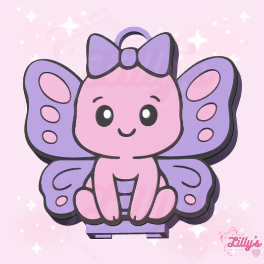 Cute Butterfly Can Opener Keychain