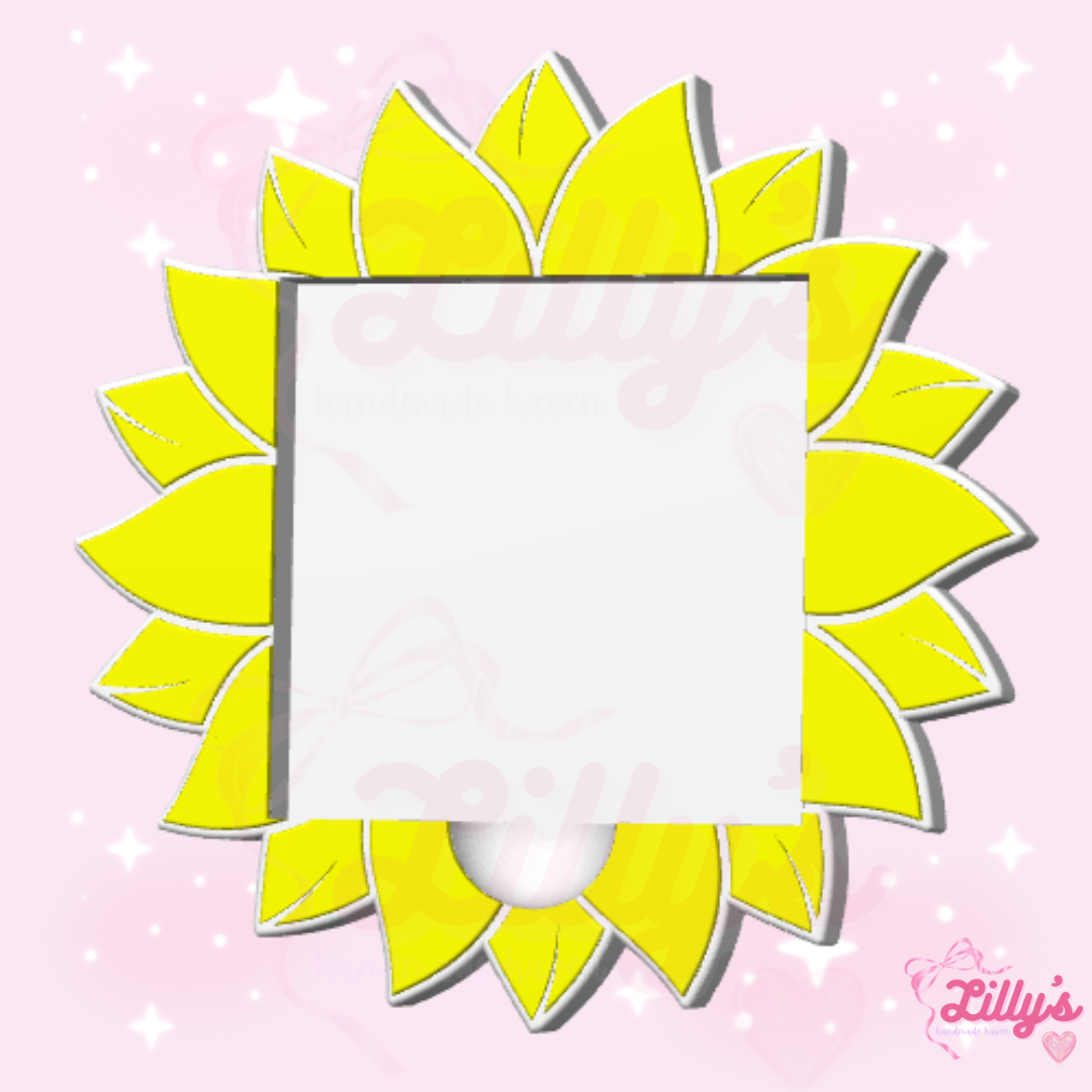 Sunflower #2 Sticky Note Holder