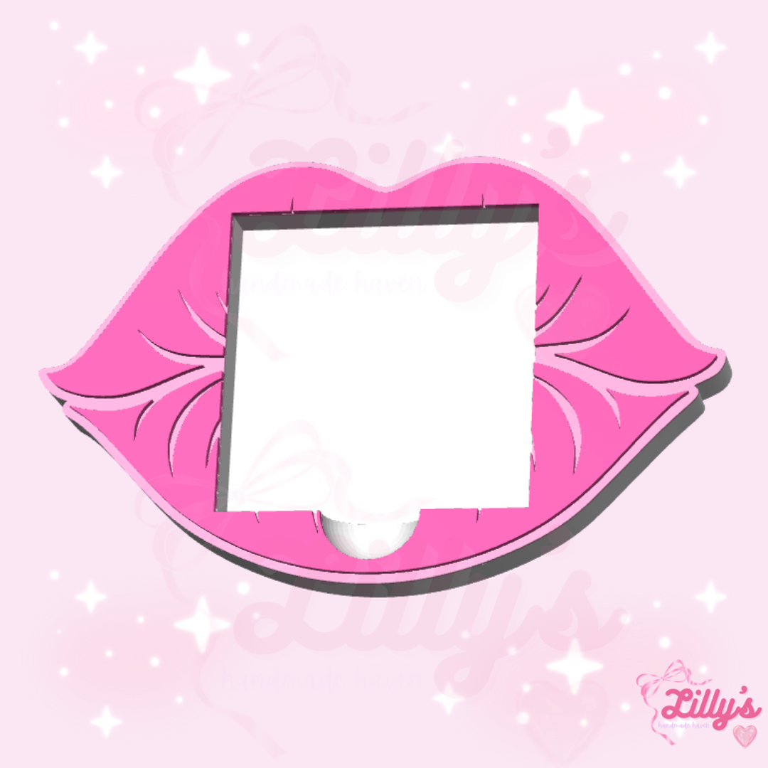 Lips Sticky Note Holder