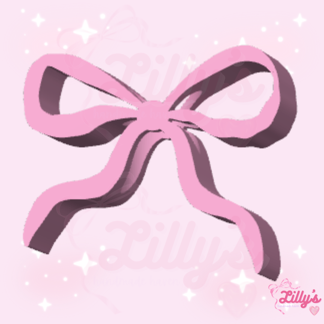 Delicate Bow Straw Topper