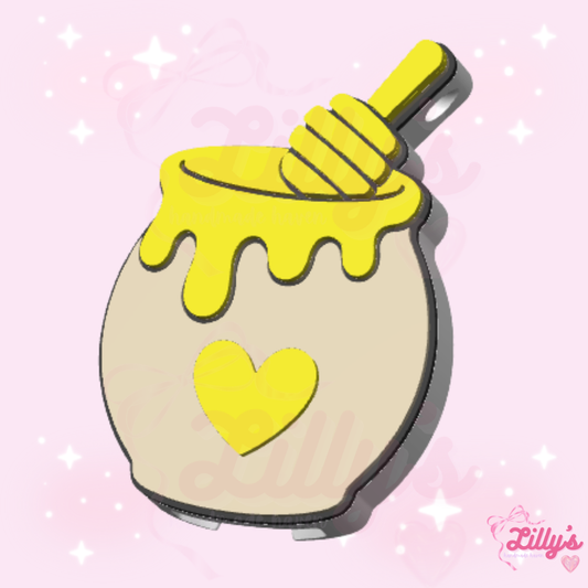 Honey Pot Can Opener Keychain