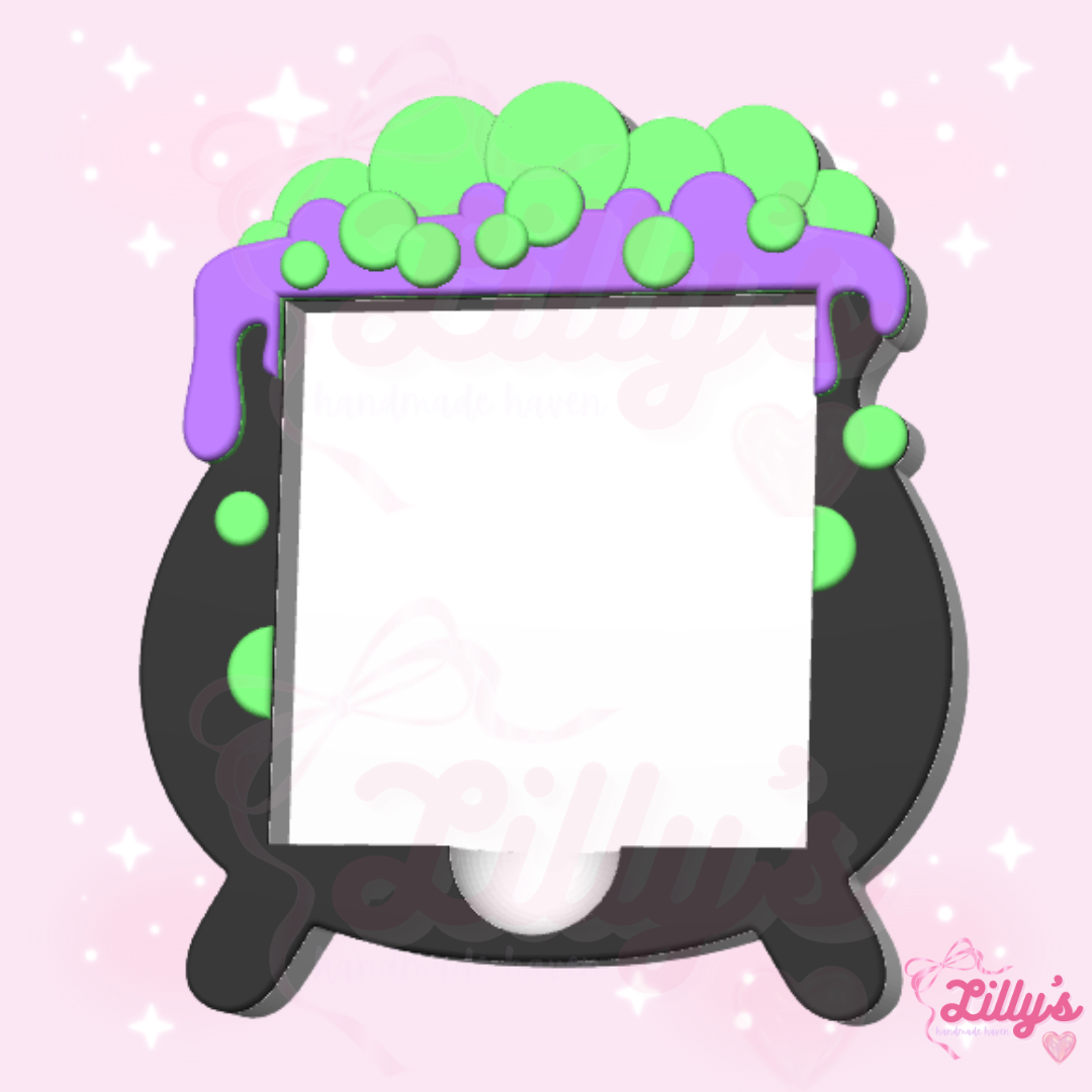 Cauldron Sticky Note Holder