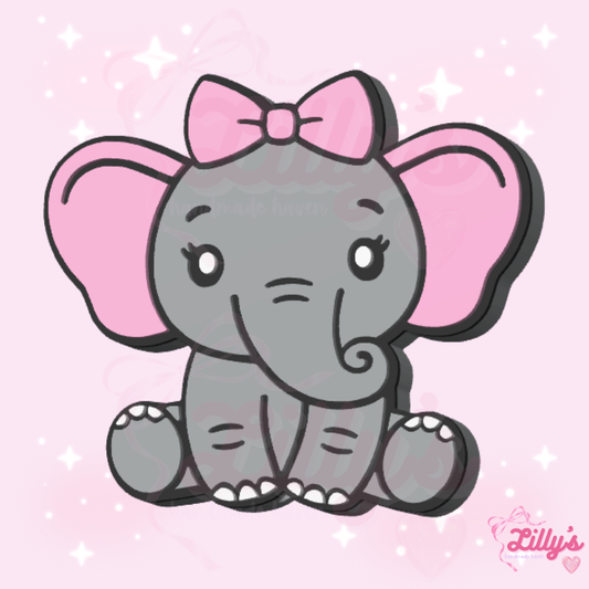 Girl Elephant Pen Topper