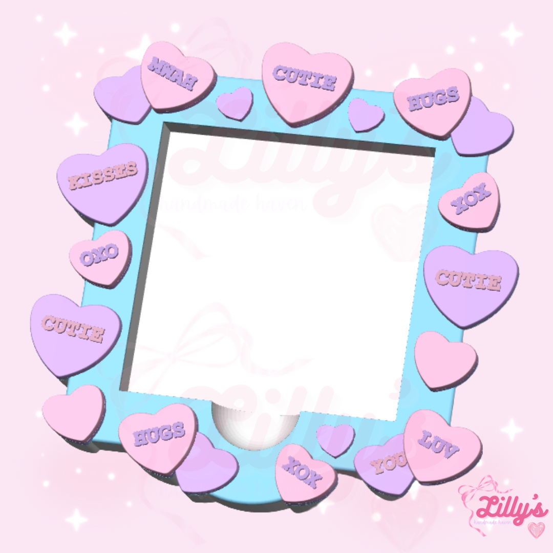 Heart Notes Sticky Note Holder