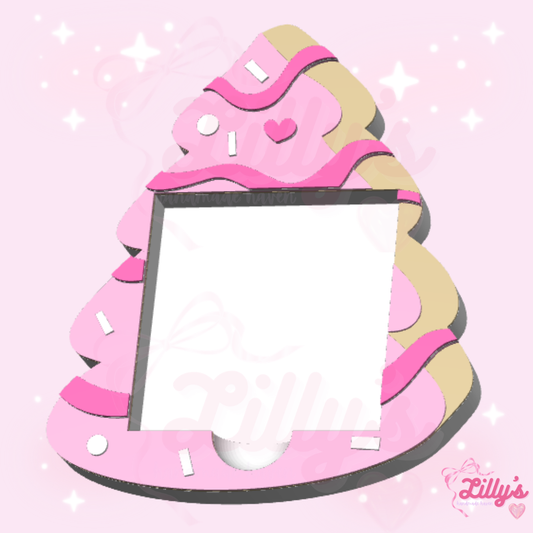 Christmas Tree Cookie Sticky Note Holder