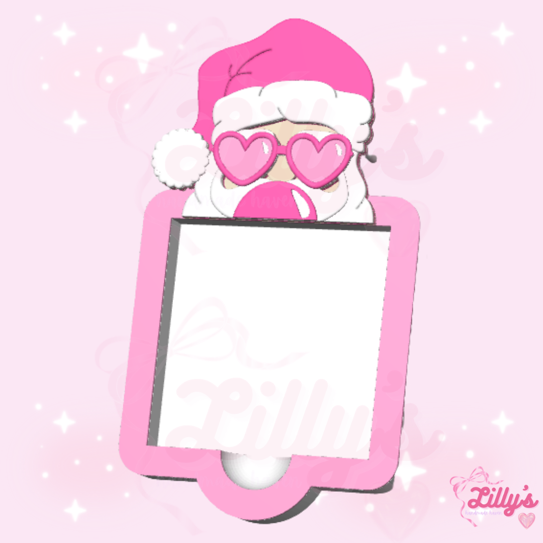 Sassy Santa Sticky Note Holder