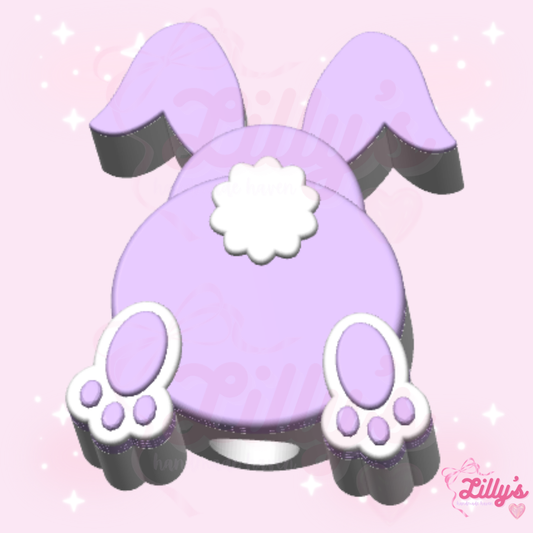 Bunny Butt #1 Straw Topper