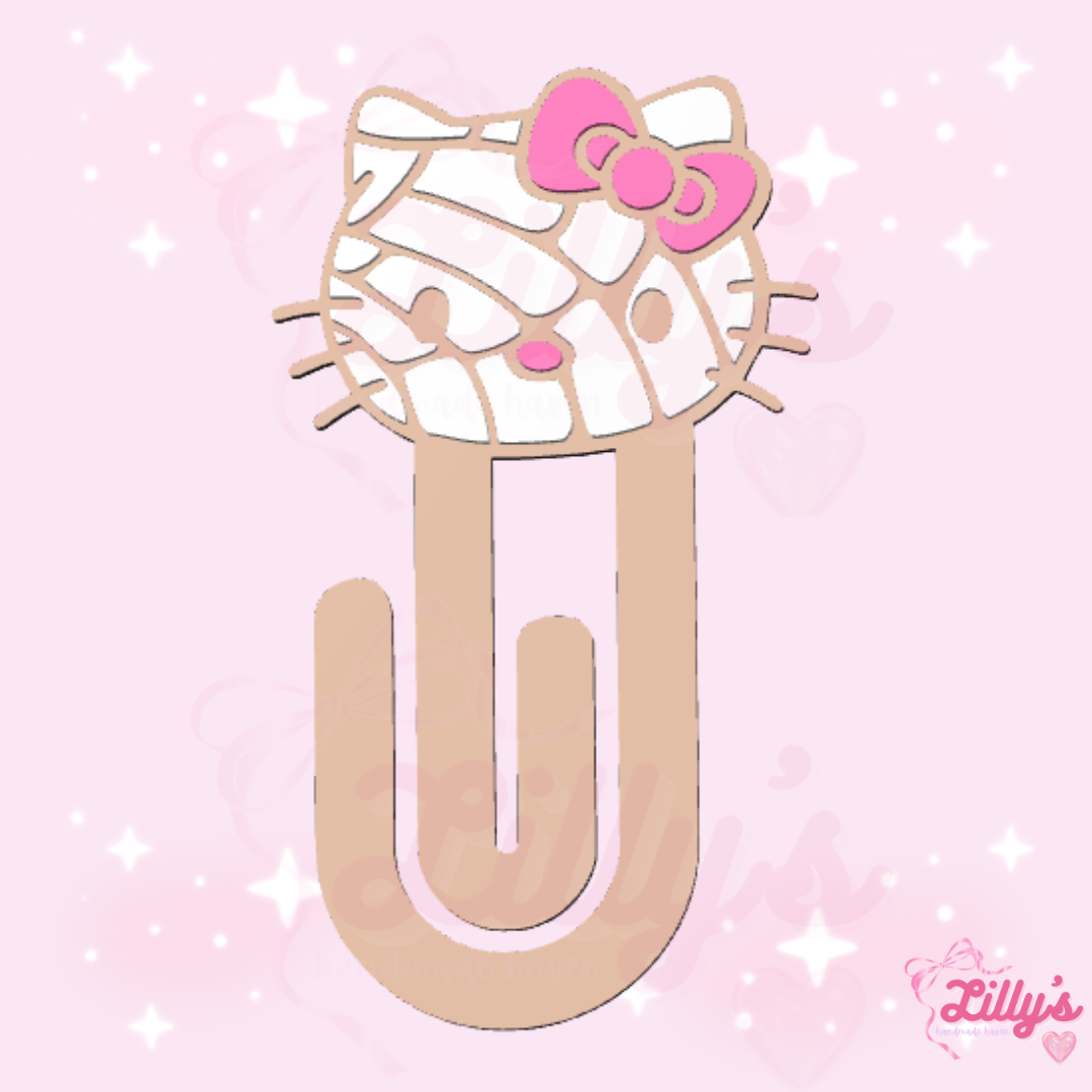 Cute Cat Concha Jumbo Paper Clip