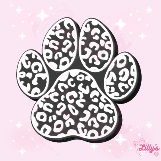 Animal Print Dog Paw Pen Topper