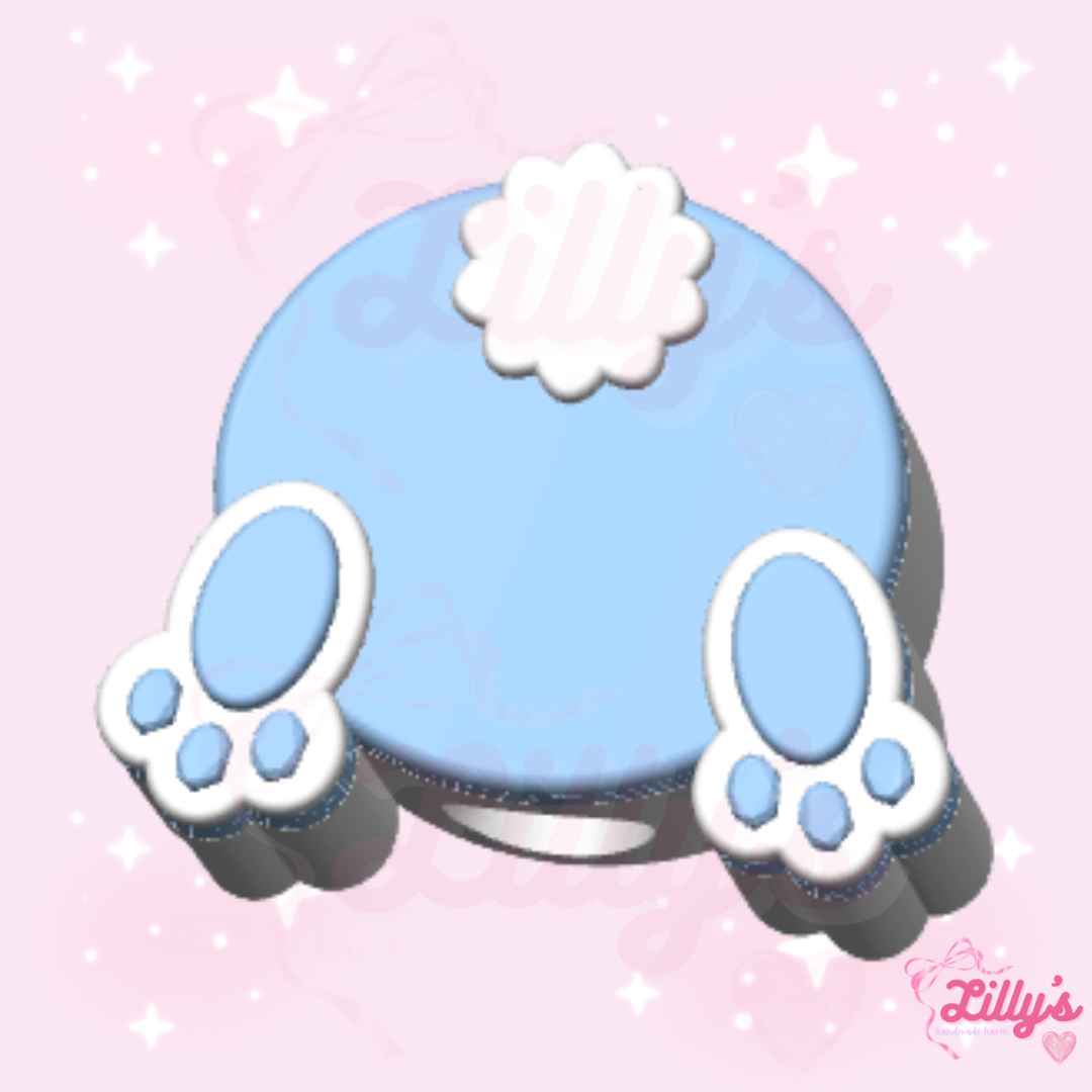 Bunny Butt #2 Straw Topper