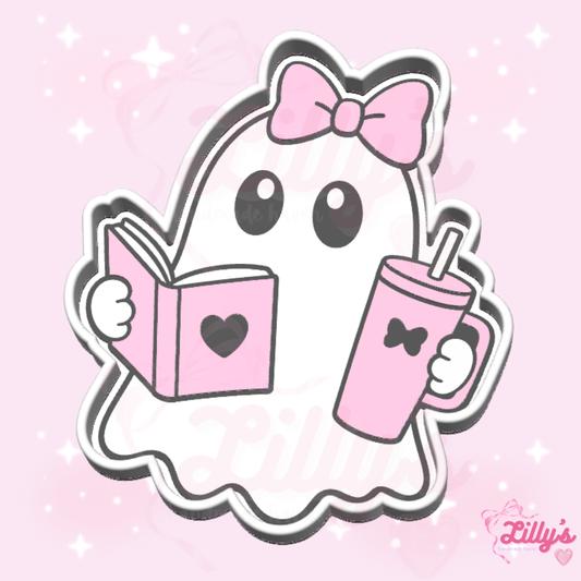 Ghost Book Lover Trinket Tray