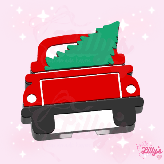 Christmas Tree Truck Can Opener Keychain