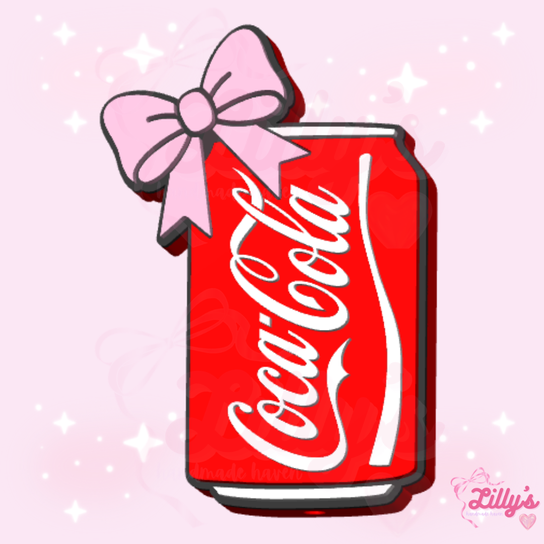 Red Soda with Bow #2 Pen Topper