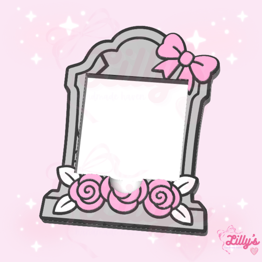 Girly Tombstone Sticky Note Holder