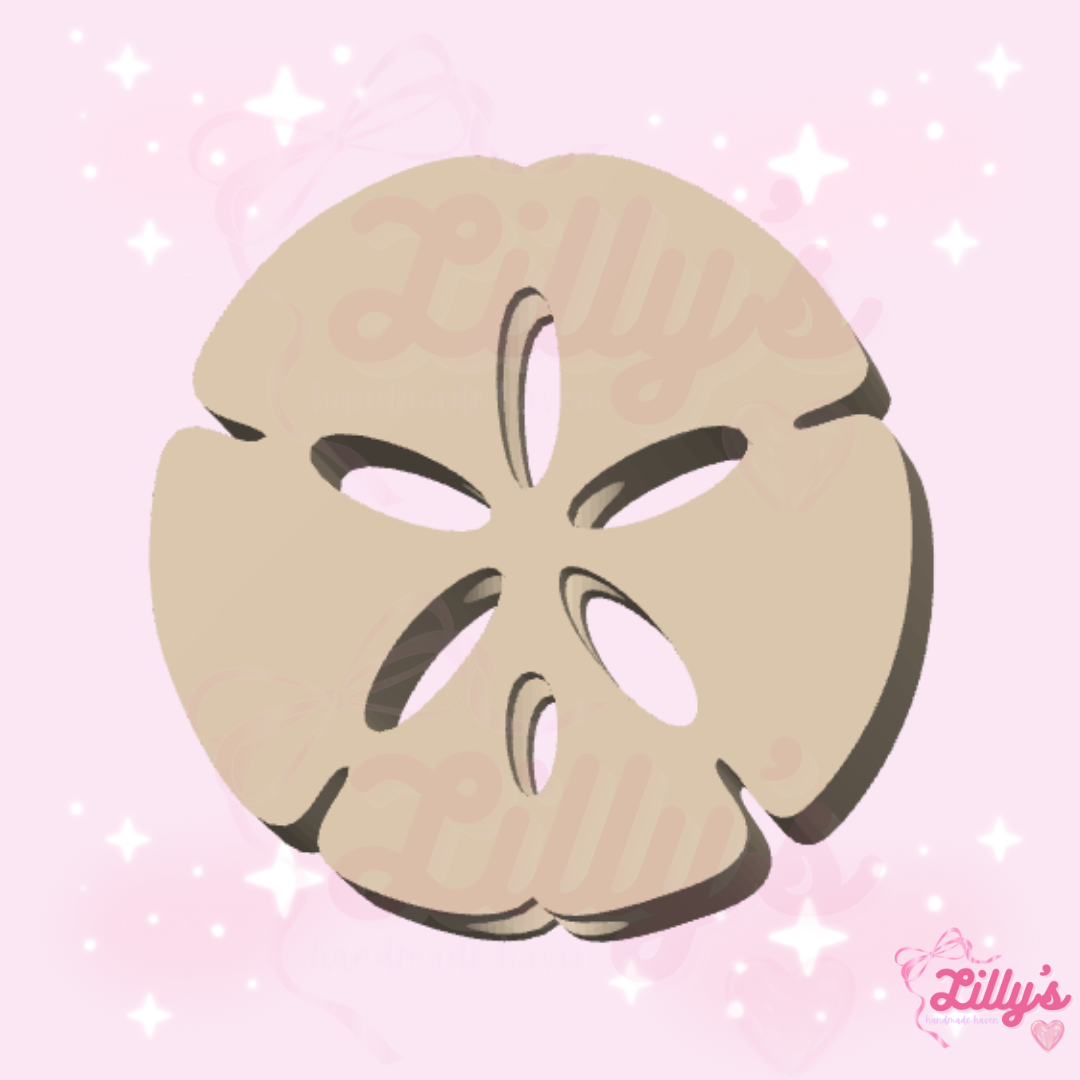 Sand Dollar Straw Topper