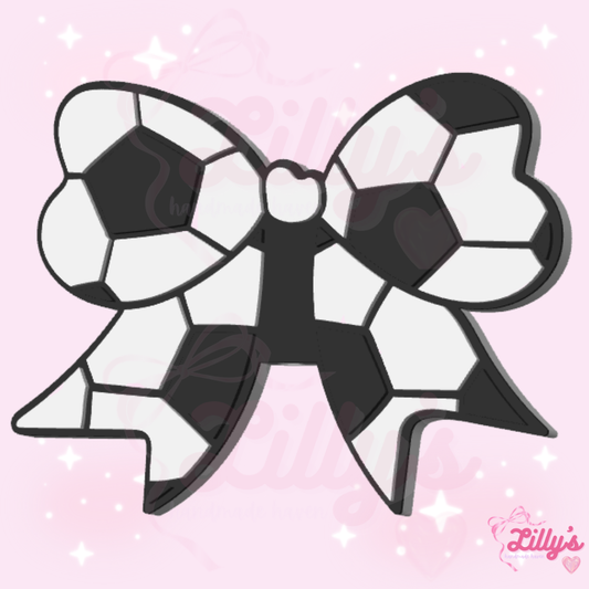 Soccer Bow Pen Topper
