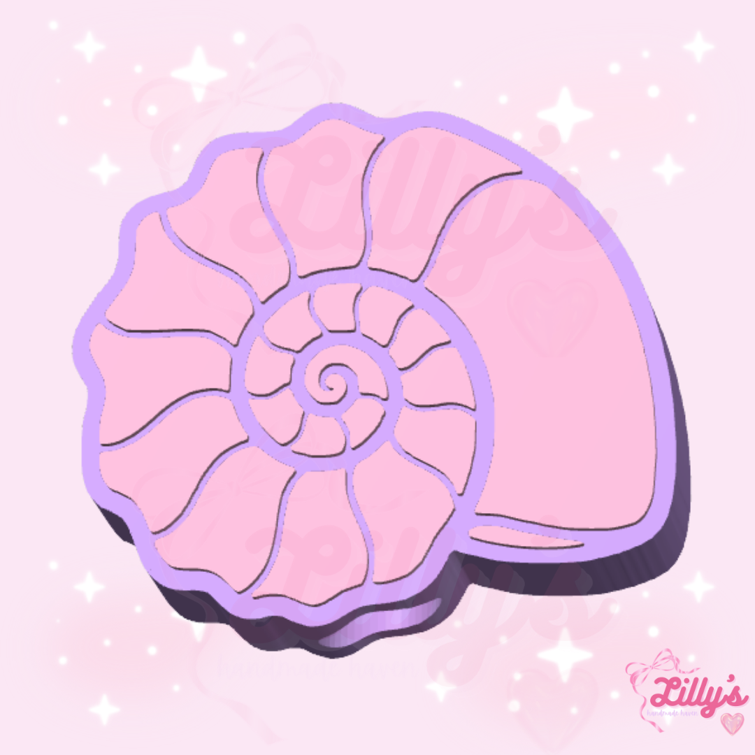 Seashell Round Straw Topper