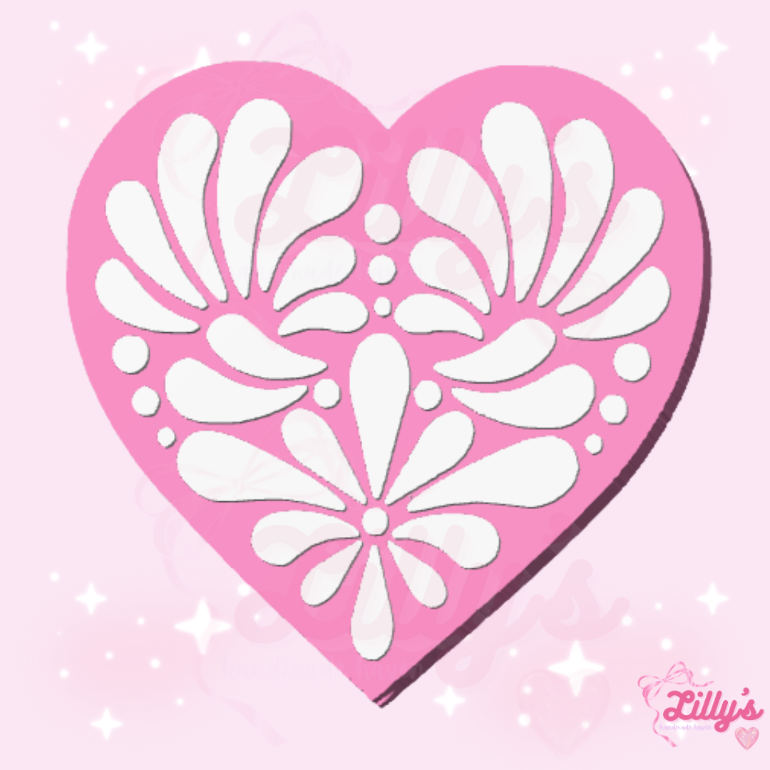 Talavera Heart Pen Topper