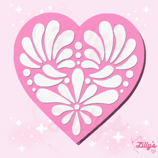 Talavera Heart Pen Topper