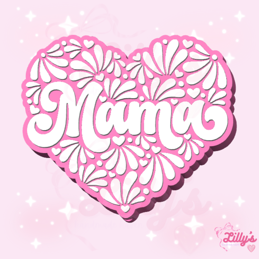 Talavera Mama Heart Pen Topper