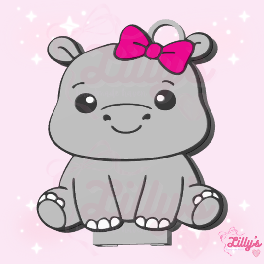 Hippo Can Opener Keychain