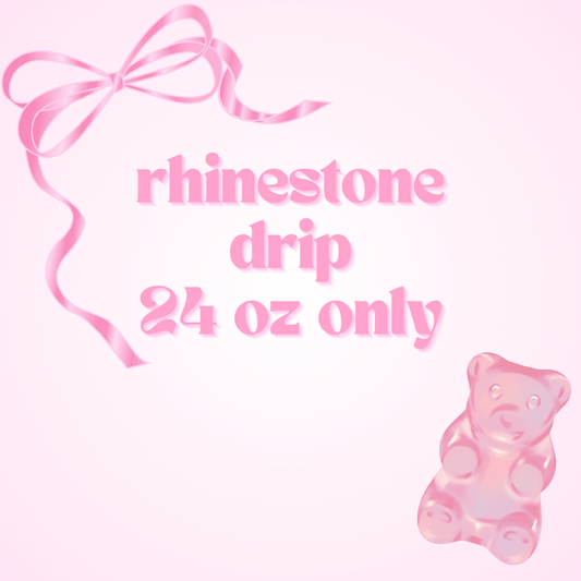 Rhinestone Drip - 24 oz Tumblers Only