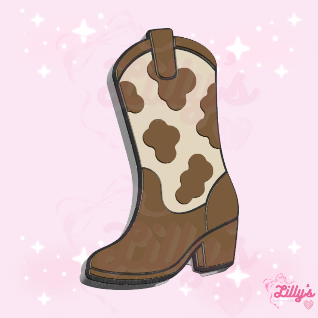 Cowgirl Boot Can Opener Keychain