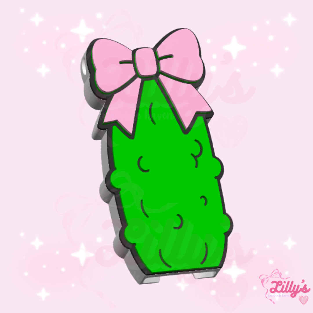Pickle with Bow #1 Can Opener Keychain
