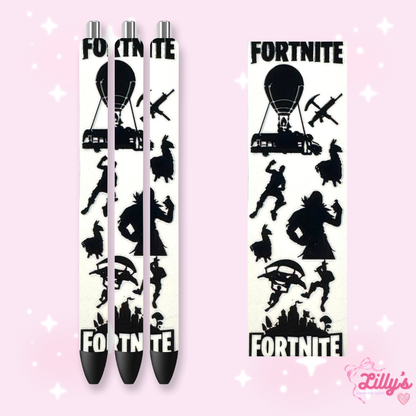 Cartoon & Movie Custom Glitter Resin Pens – Choose Your Wrap & Glitter