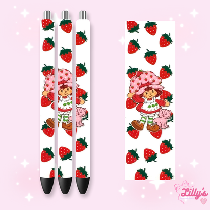 Cartoon & Movie Custom Glitter Resin Pens – Choose Your Wrap & Glitter