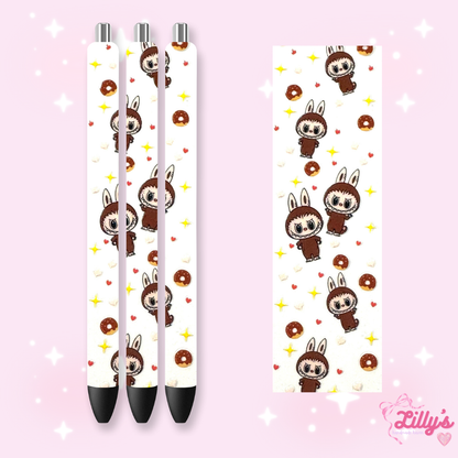 Cartoon & Movie Custom Glitter Resin Pens – Choose Your Wrap & Glitter