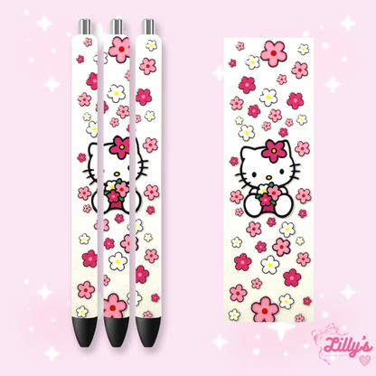 Cartoon & Movie Custom Glitter Resin Pens – Choose Your Wrap & Glitter