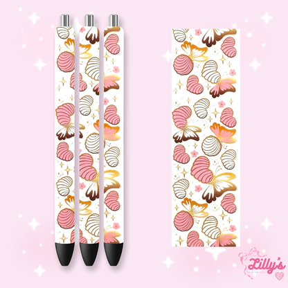 Drinks & Coffee Custom Glitter Resin Pens – Choose Your Wrap & Glitter