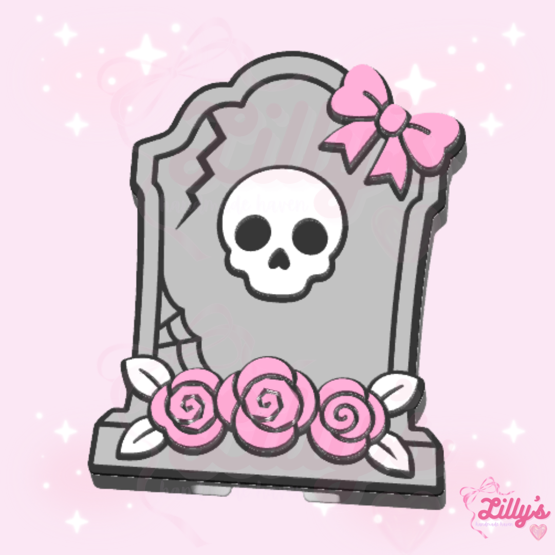 Girly Tombstone Can Opener Keychain
